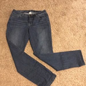 Straight leg jeans